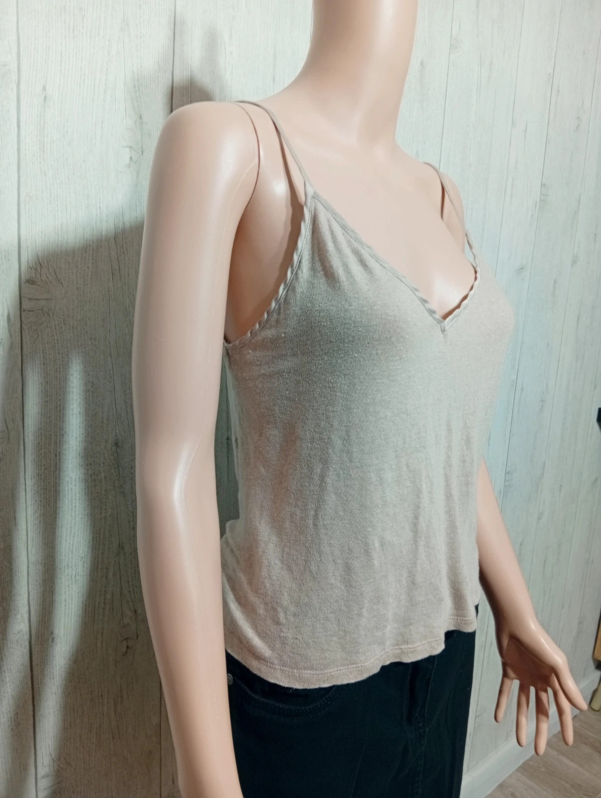 Débardeur femme - taille S/36 - zara - couleur beige – Zara – taille S / 36 / 8 2
