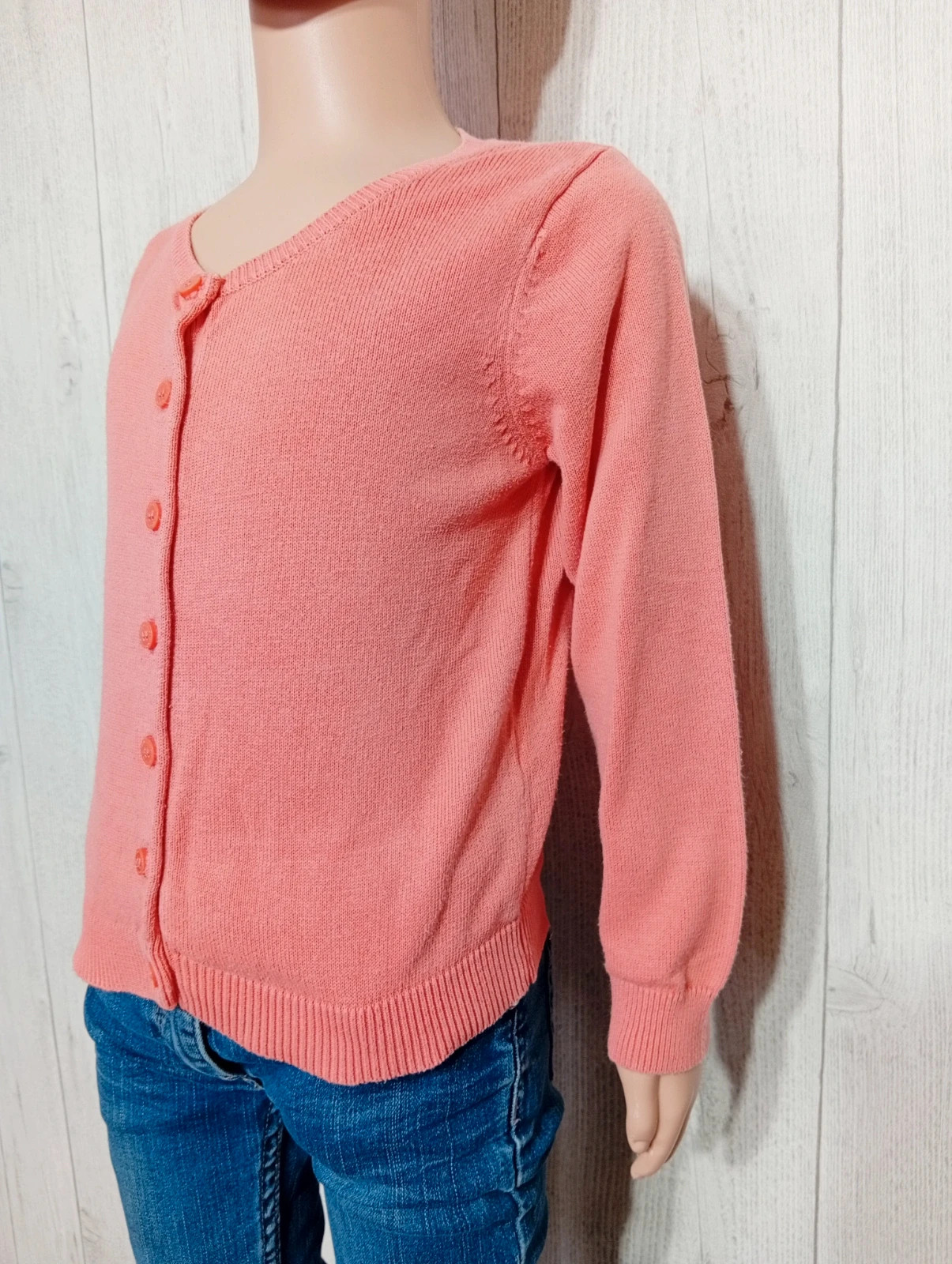 Gilet fille - taille 4ans - la halle - couleur corail – La Halle – taille 4 ans / 104 cm 5