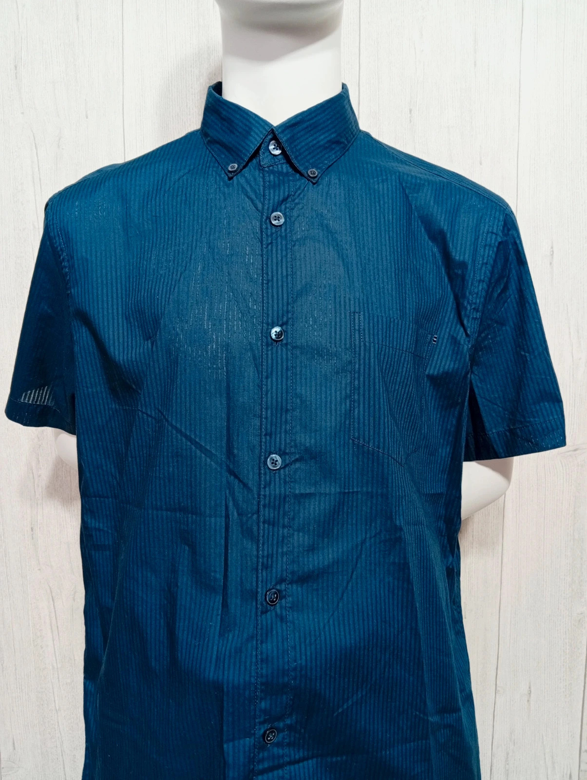 Chemise manche courte homme - taille M/38 - brice - couleur marine – Brice – taille M 2