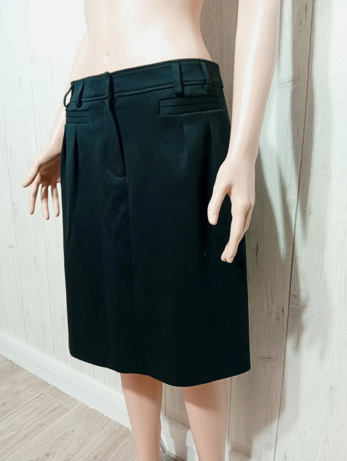 Jupe femme - taille L/40 - manoukian - couleur noir – Manoukian – taille L / 40 / 12 3