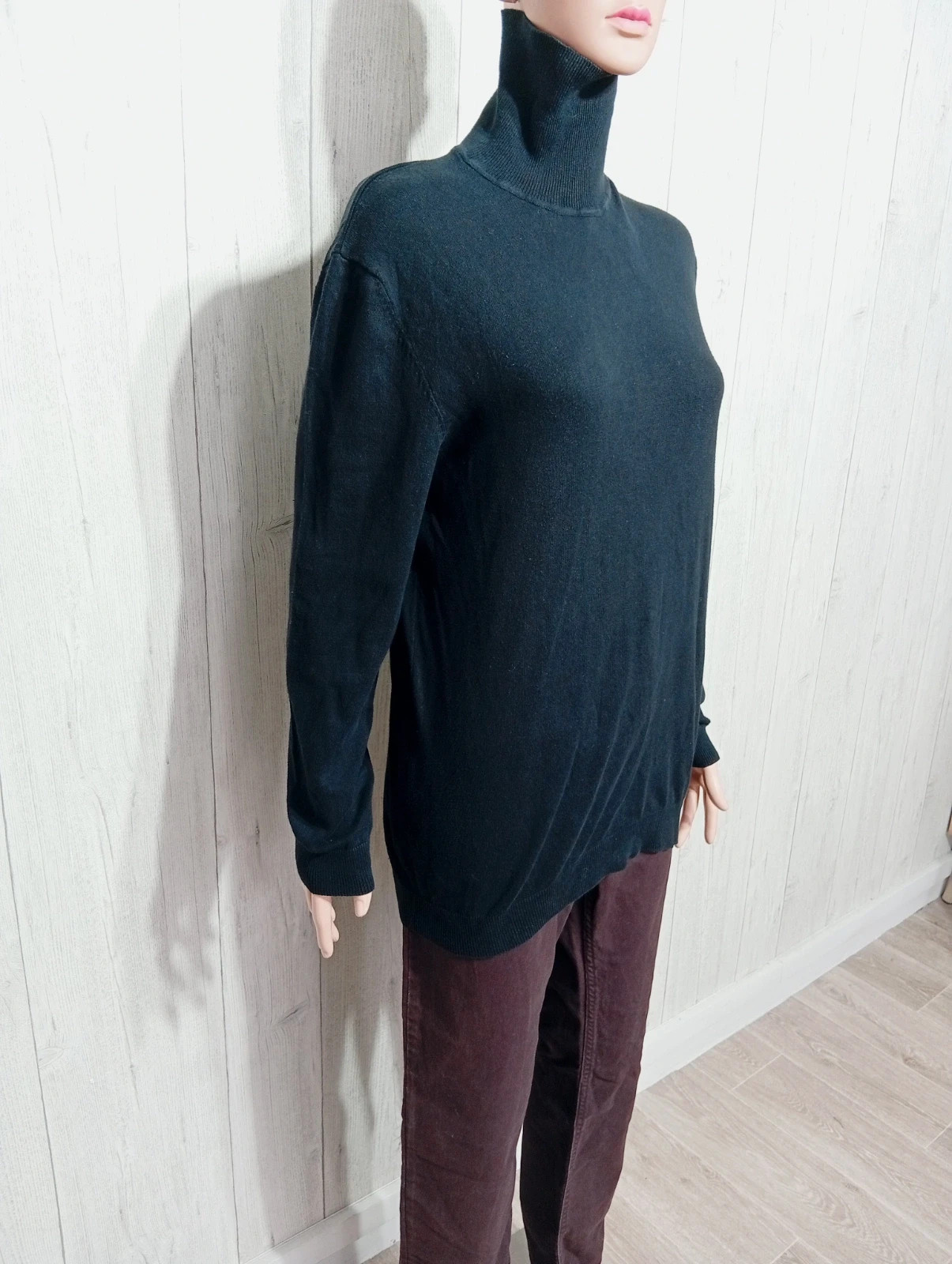 Pull à col roulé femme - taille L/40 - Kiabi - couleur noir – Kiabi – taille L / 40 / 12 4