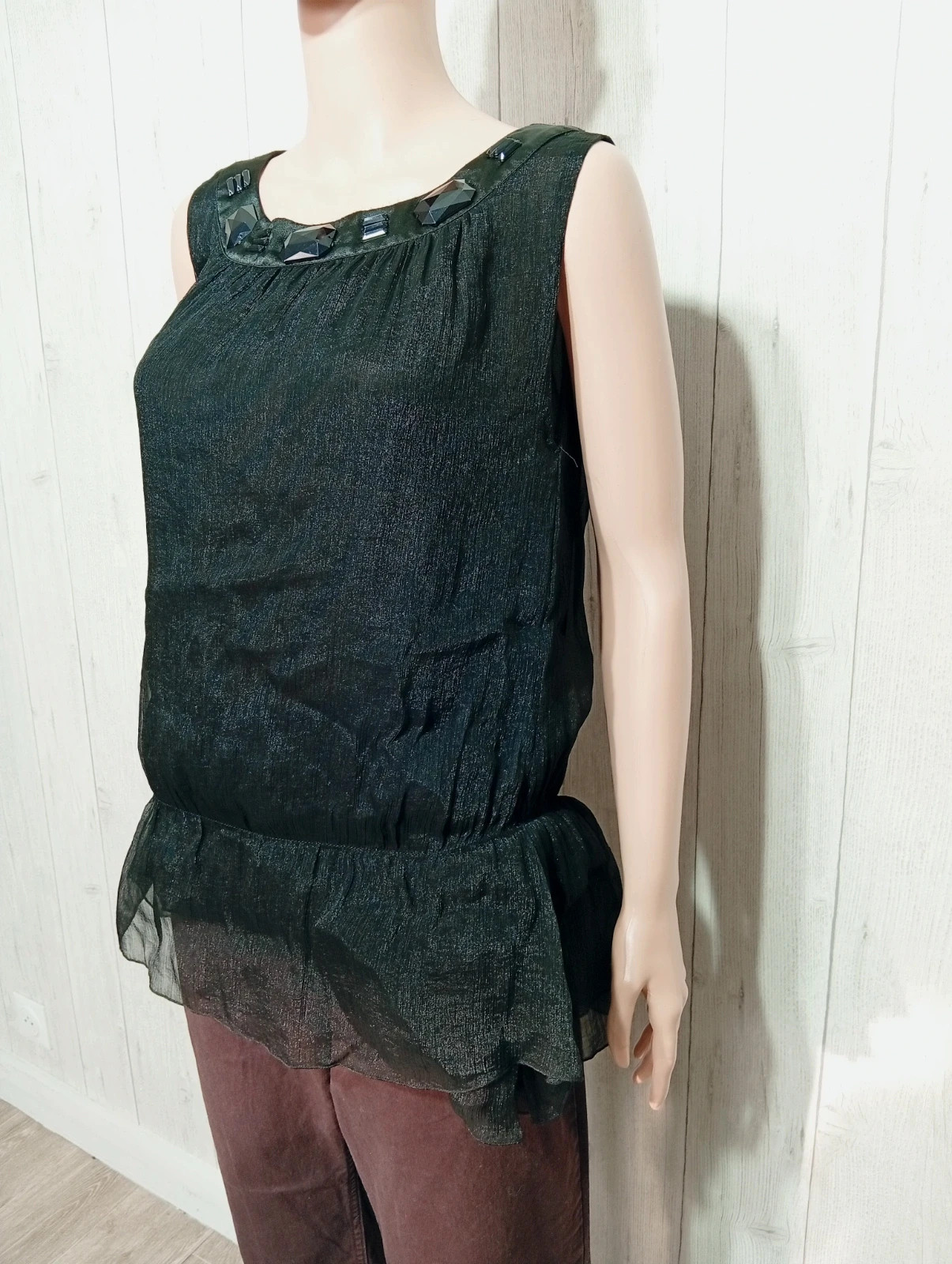 Blouse femme - taille L/40- just mila- couleur noir – Just Mila – taille L / 40 / 12 5