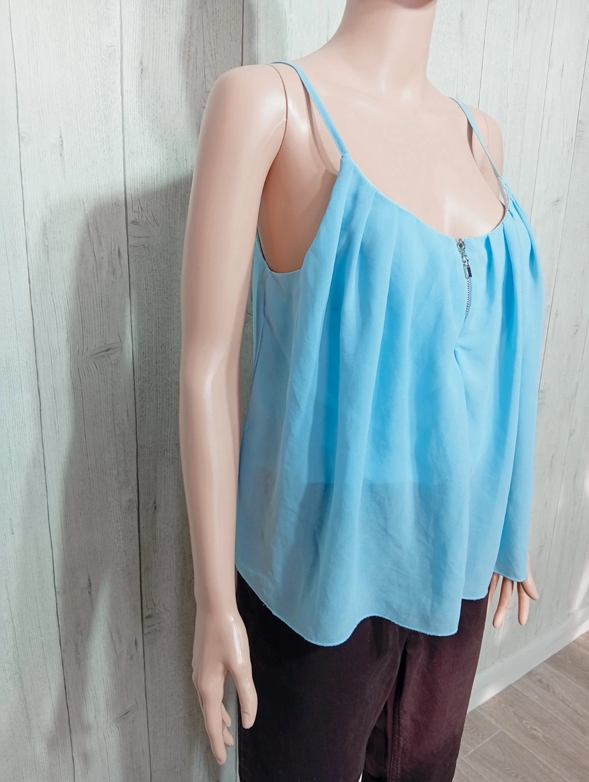 Débardeur - taille L/40 - Miliana-couleur bleu – Miliana – taille L / 40 / 12 4