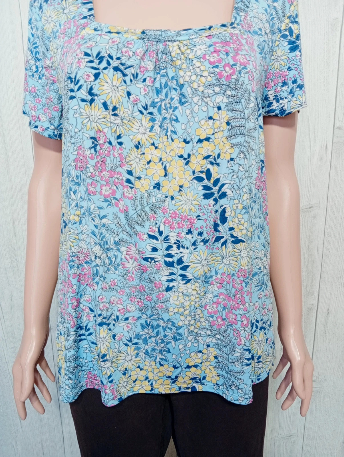 blouse manche courte femme - taille L/40/40 ( taille 3) -Armand thiery - couleur multicolore – Armand Thiery – taille L / 40 / 12 3