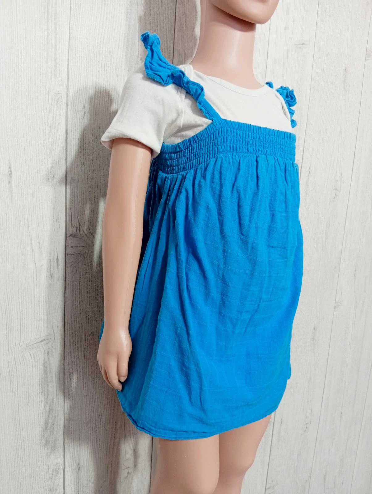 Robe courte fille - taille 3 ans ( 90/97 cm) - Kiabi - couleur bleu – Kiabi – taille 3 ans / 98 cm 4