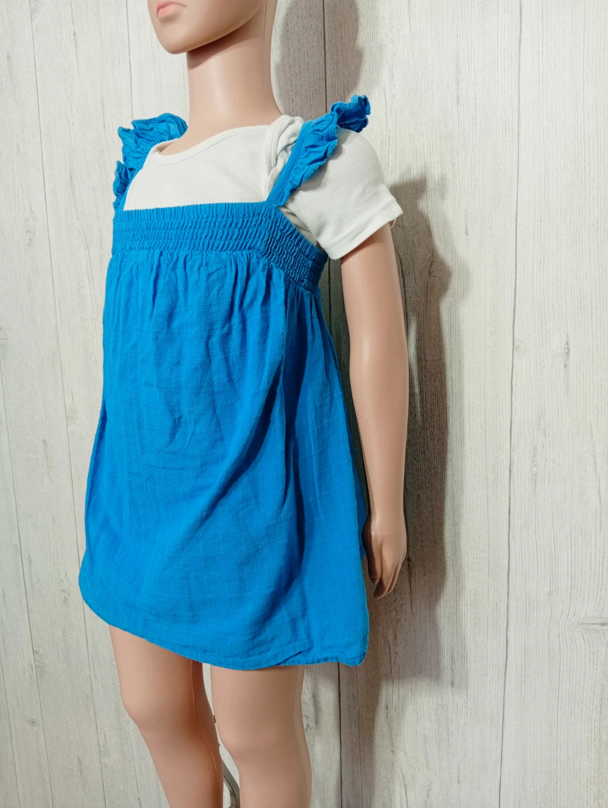 Robe courte fille - taille 3 ans ( 90/97 cm) - Kiabi - couleur bleu – Kiabi – taille 3 ans / 98 cm 5