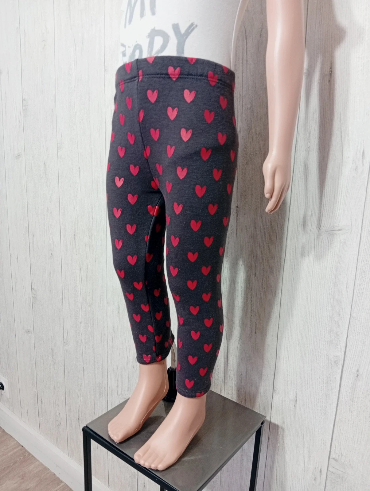 Leggins fille - taille 3 ans (92 cm) - orchestra - couleur gris et rouge – Orchestra – taille 24-36 mois / 92 cm 5