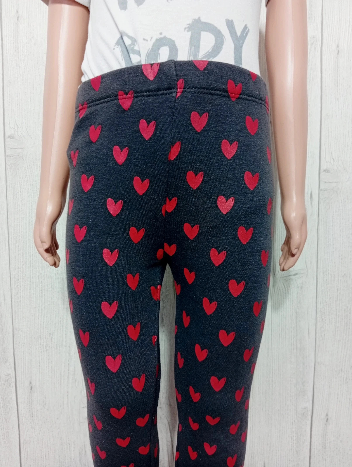 Leggins fille - taille 3 ans (92 cm) - orchestra - couleur gris et rouge – Orchestra – taille 24-36 mois / 92 cm 2