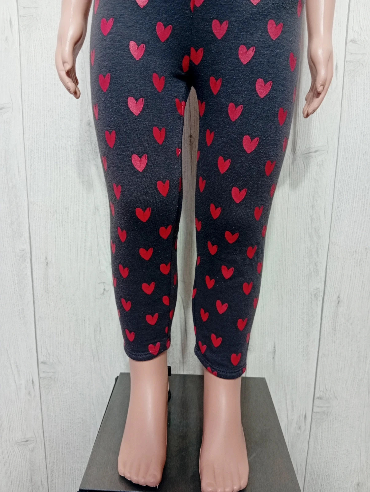 Leggins fille - taille 3 ans (92 cm) - orchestra - couleur gris et rouge – Orchestra – taille 24-36 mois / 92 cm 3