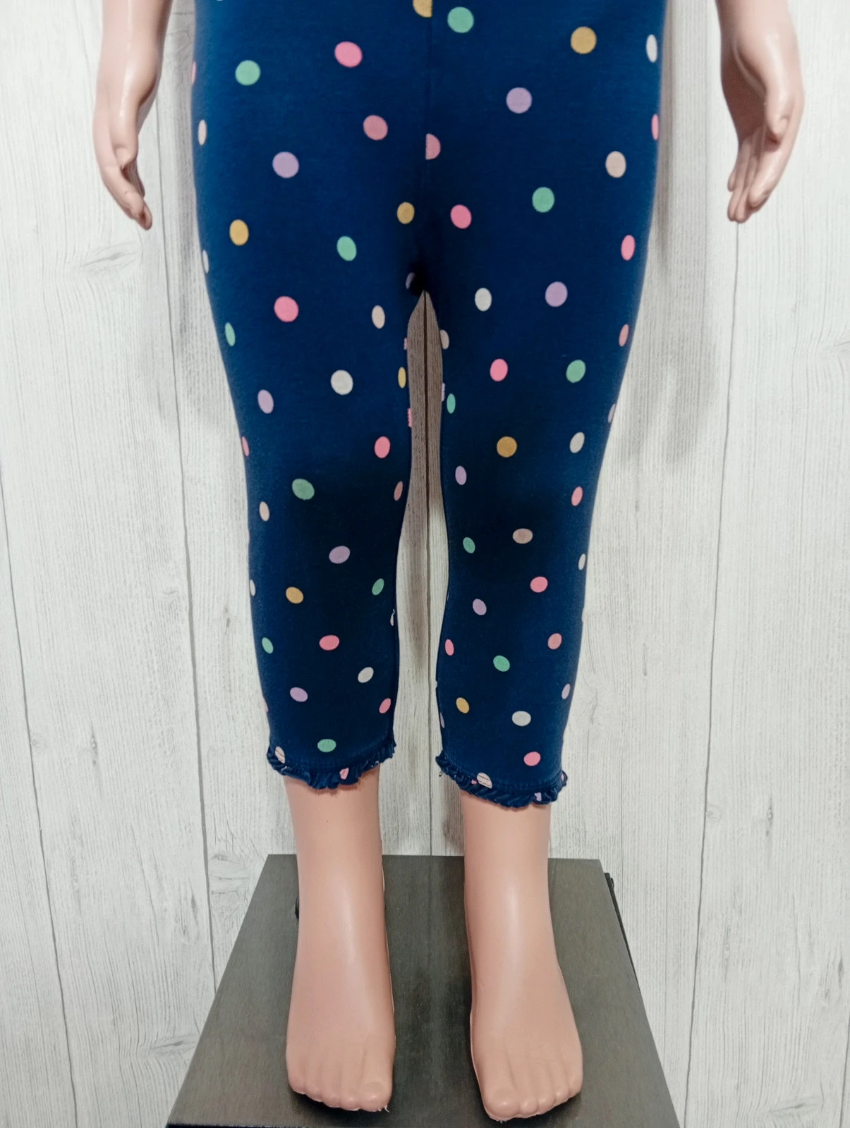 Legins fille - taille 3/4 ans (104 cm) - H&M - couleur marine multicolore – H&M – taille 4 ans / 104 cm 3