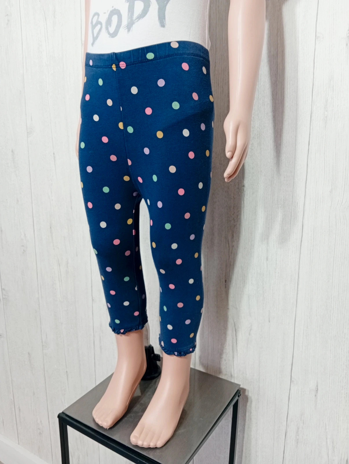 Legins fille - taille 3/4 ans (104 cm) - H&M - couleur marine multicolore – H&M – taille 4 ans / 104 cm 5