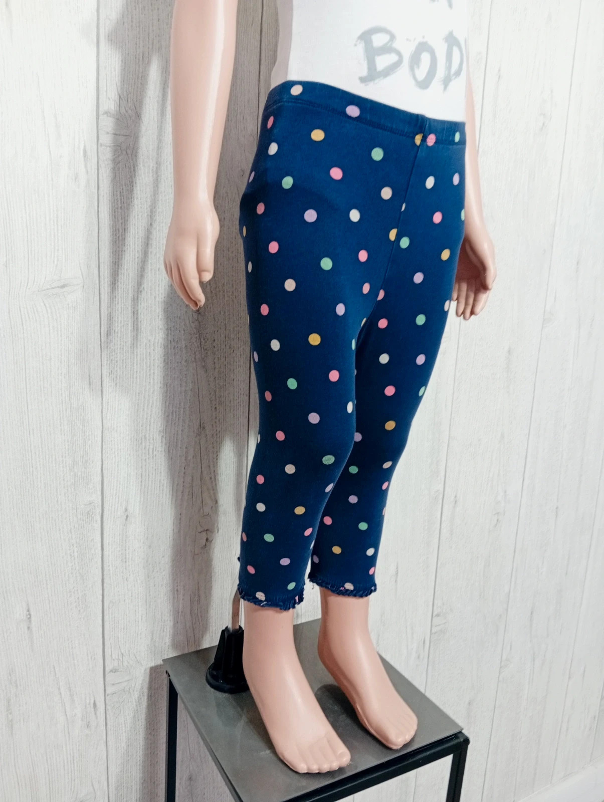 Legins fille - taille 3/4 ans (104 cm) - H&M - couleur marine multicolore – H&M – taille 4 ans / 104 cm 4