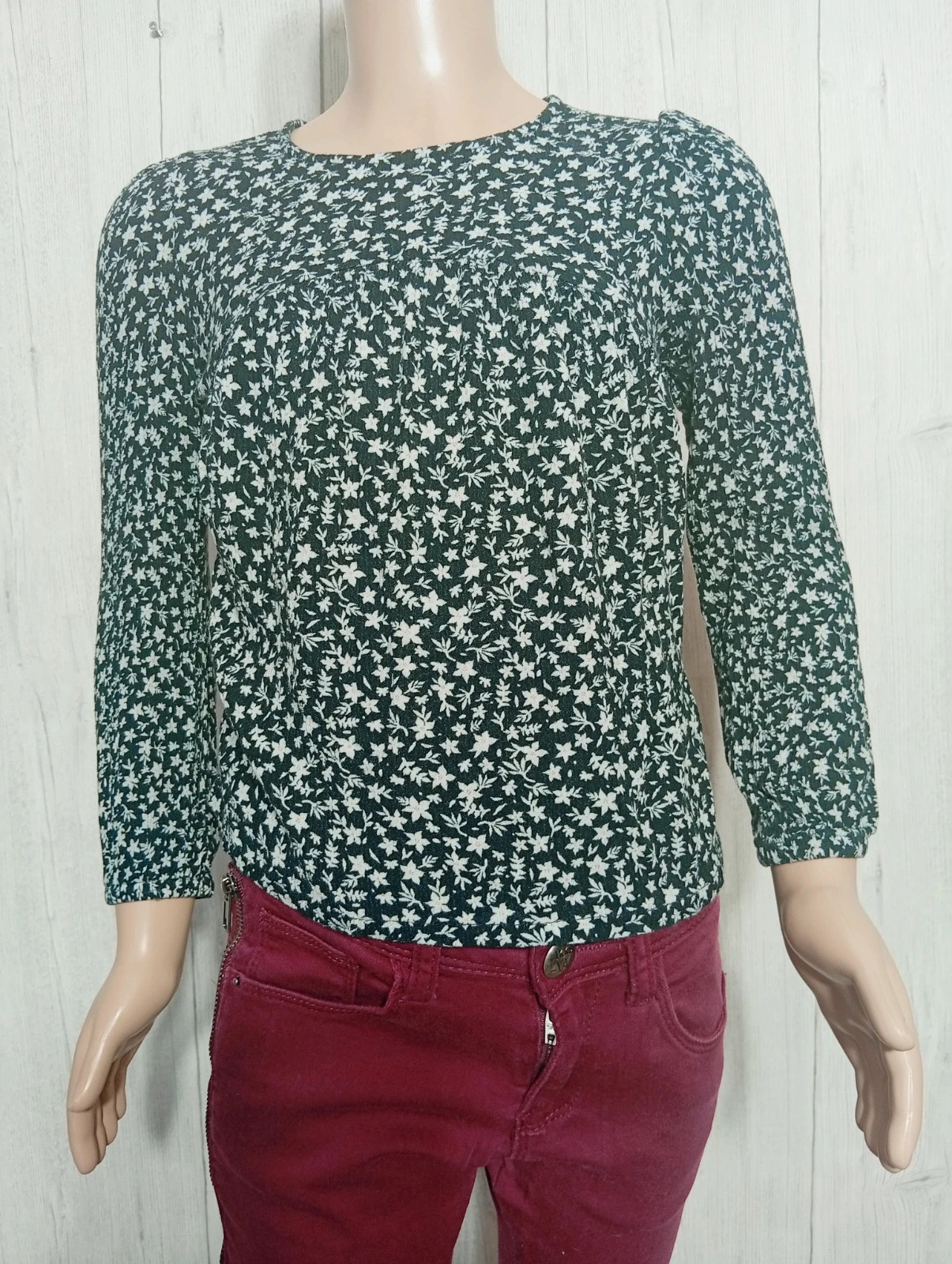 Blouse fille - taille 8 ans (126/131 cm) - Kiabi - couleur noir et blanc – Kiabi – taille 8 ans / 128 cm 3