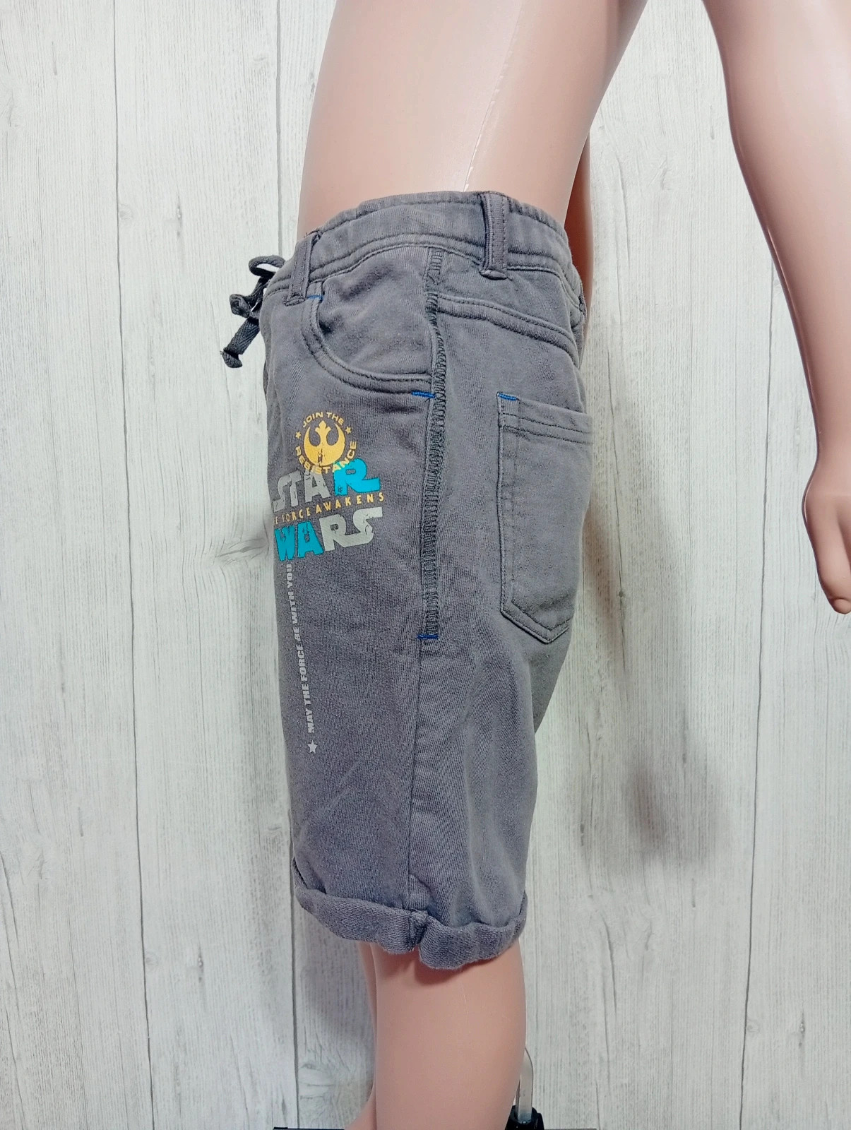 Short garcon - taille 4/5 ans - stars wars - couleur gris – Star Wars – taille 4 ans / 104 cm 5