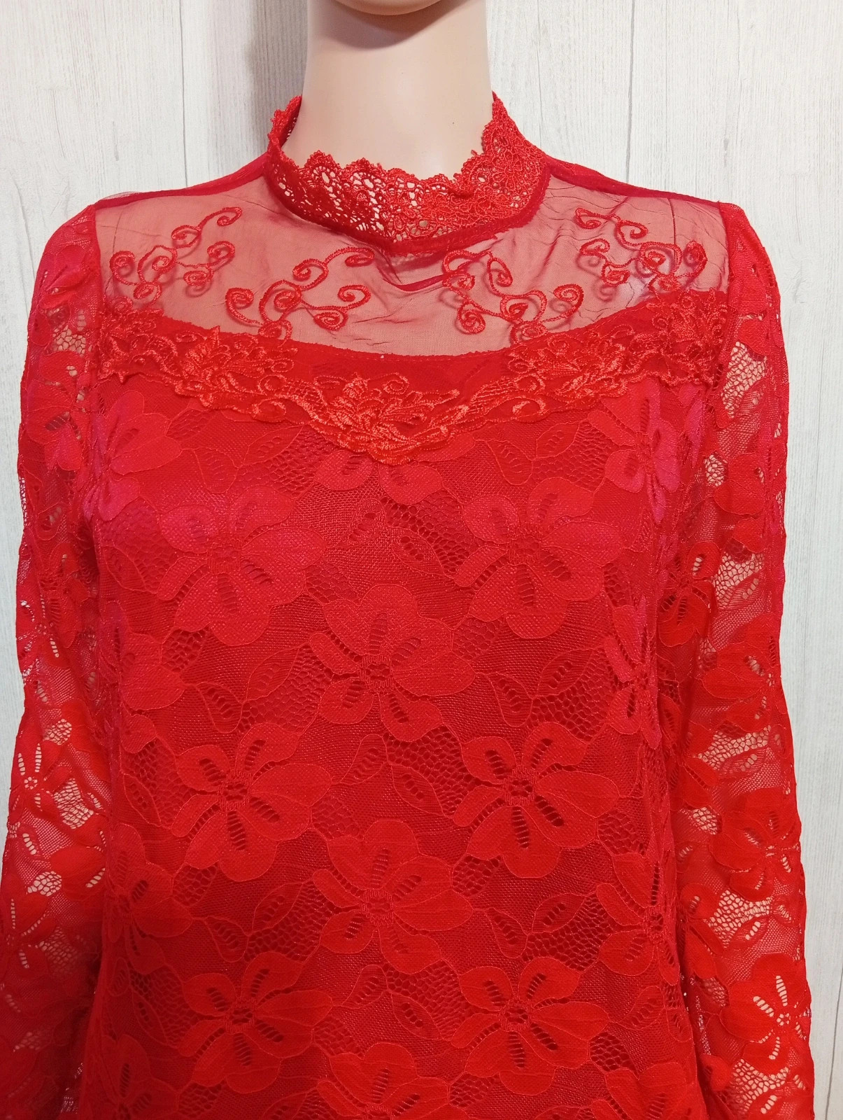 Blouse femme - taille XL/42 - jin xinguan - couleur rouge – jin xinguan – taille XL / 42 / 14 2