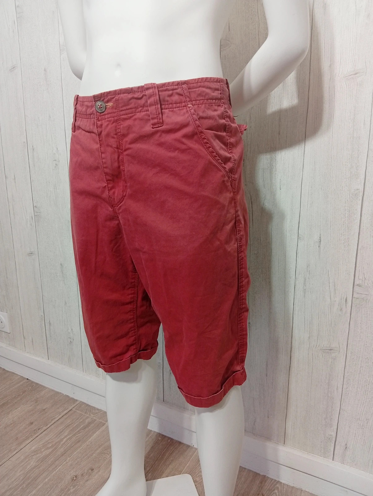 Short homme - taille XL/42 - Armand Thiery- couleur corail – Armand Thiery – taille XL 5