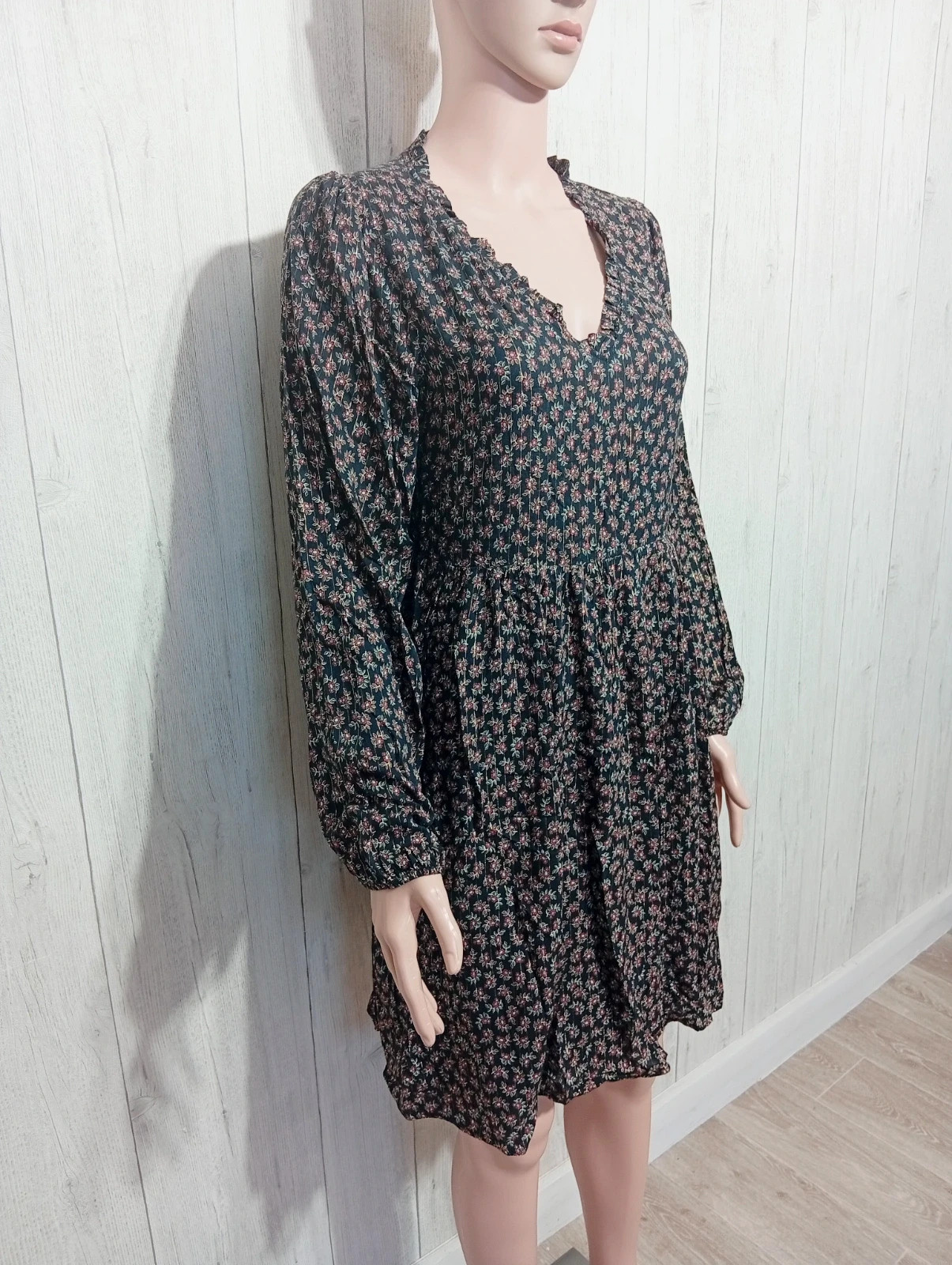 Robe femme- taille S/36 - bonobo- couleur noir rouge – Bonobo Jeans – taille S / 36 / 8 4