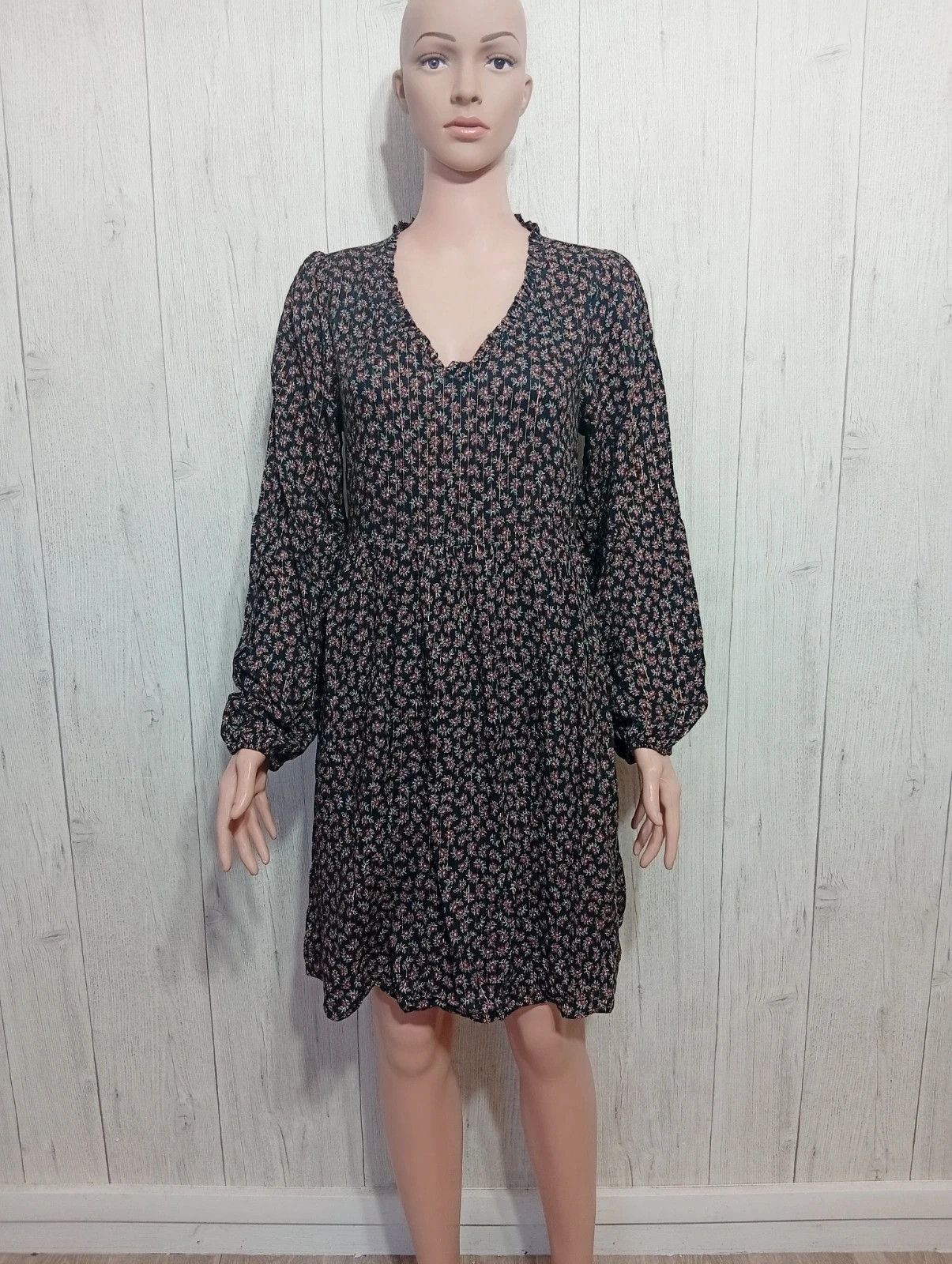 Robe femme- taille S/36 - bonobo- couleur noir rouge