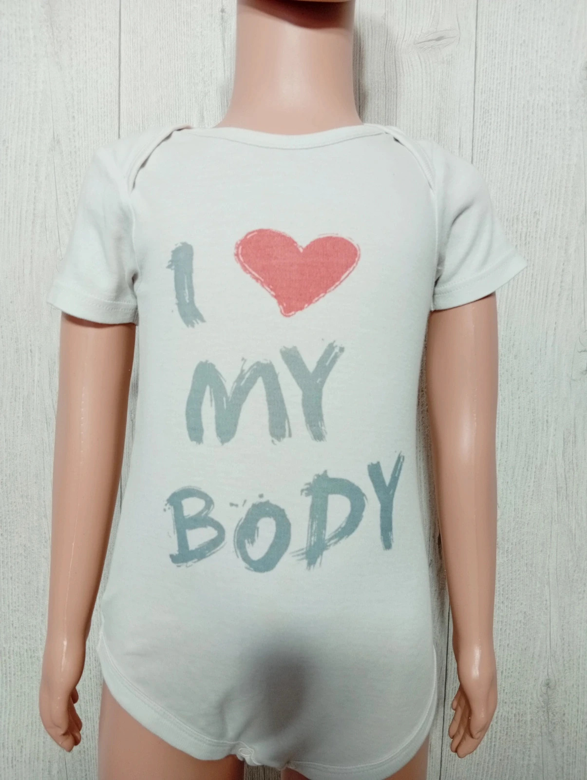 Bodies fille - taille 3 ans (98cm) - baby club - couleur blanc gris rouge – Baby Club – taille 3 ans / 98 cm 2