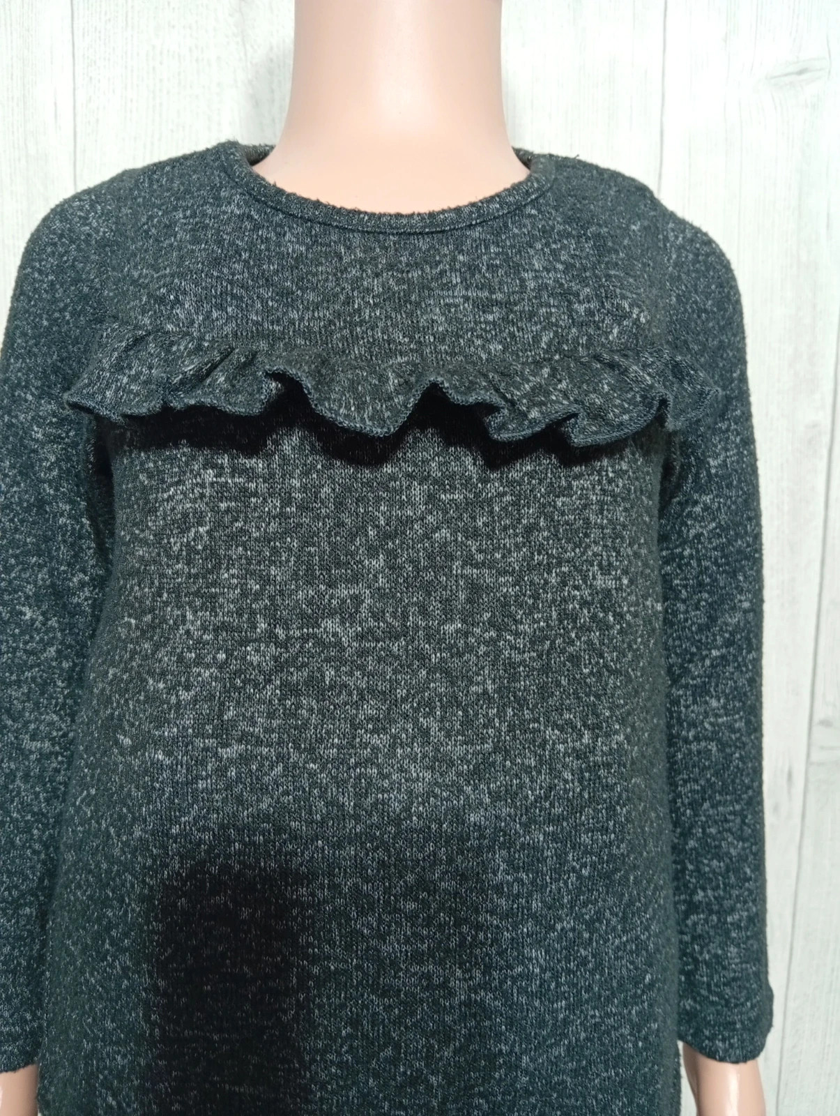 T-shirt manche longue fille - taille 3ans ( 96 cm) - la halle - couleur gris noir – La Halle – taille 3 ans / 98 cm 2