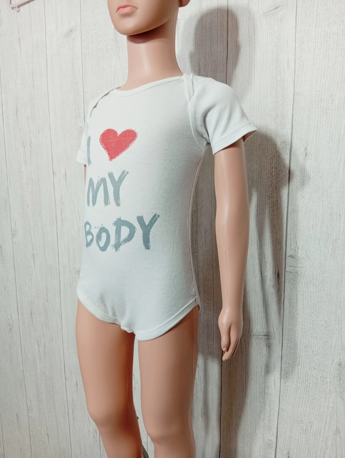 Bodies fille - taille 3 ans (98cm) - baby club - couleur blanc gris rouge – Baby Club – taille 3 ans / 98 cm 5