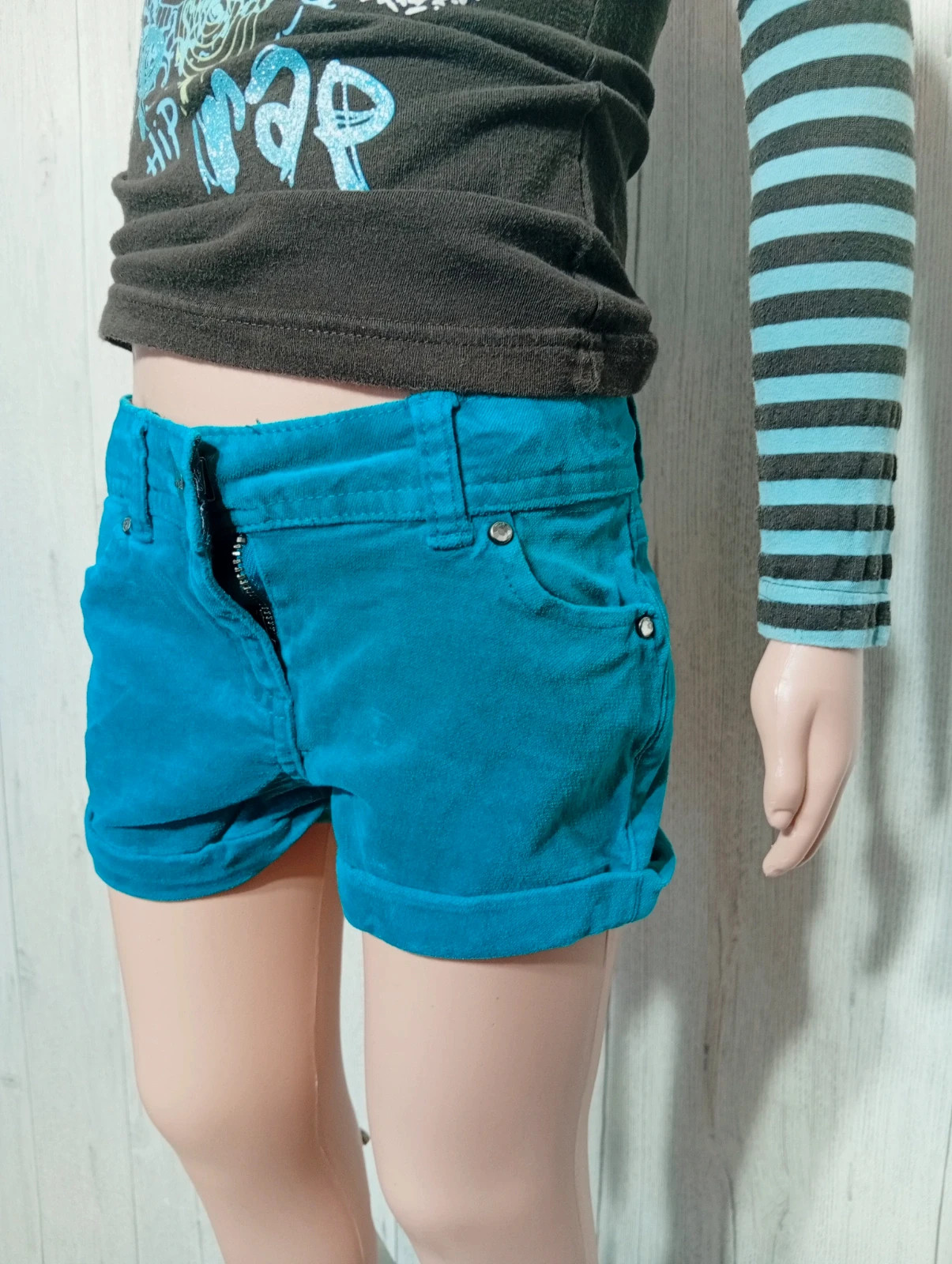 Short fille - taille 3 ans ( 98 cm) - orchestra - couleur vert fonce – Orchestra – taille 3 ans / 98 cm 3