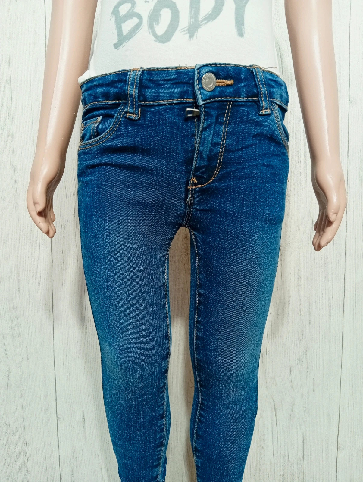 Jeans slim fille - taille 3 ans ( 95/101 cm) - inextenso- couleur marine – In Extenso – taille 3 ans / 98 cm 2