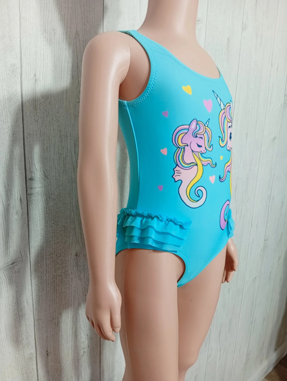 Maillot de bain fille - taille 2/4ans ( 98/104 cm) - dopodopogirls- couleur turquoise multicolore – Dopo Dopo Girls – taille 3 ans / 98 cm 4