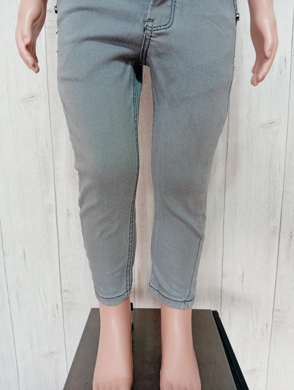 Jeans fille - taille 3 ans - tissaia- couleur gris – Tissaia – taille 3 ans / 98 cm 3