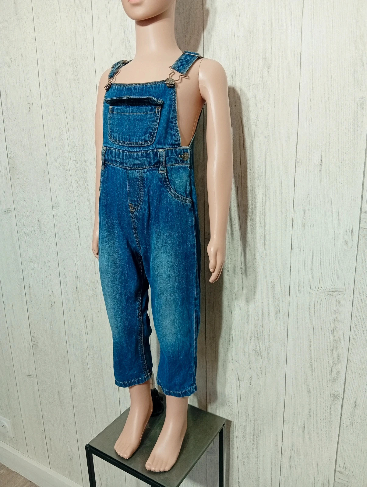Salopette fille - taille 3 ans - Tex - couleur bleu – TEX – taille 3 ans / 98 cm 5