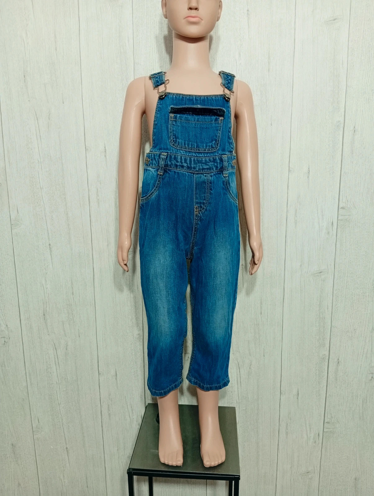 Salopette fille - taille 3 ans - Tex - couleur bleu