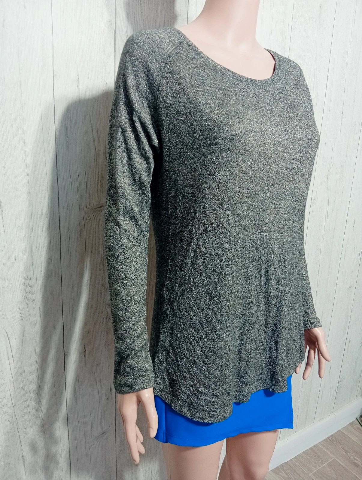 Sweat long femme - taille L/40- camaïeu - couleur gris dore – Camaïeu – taille L / 40 / 12 4