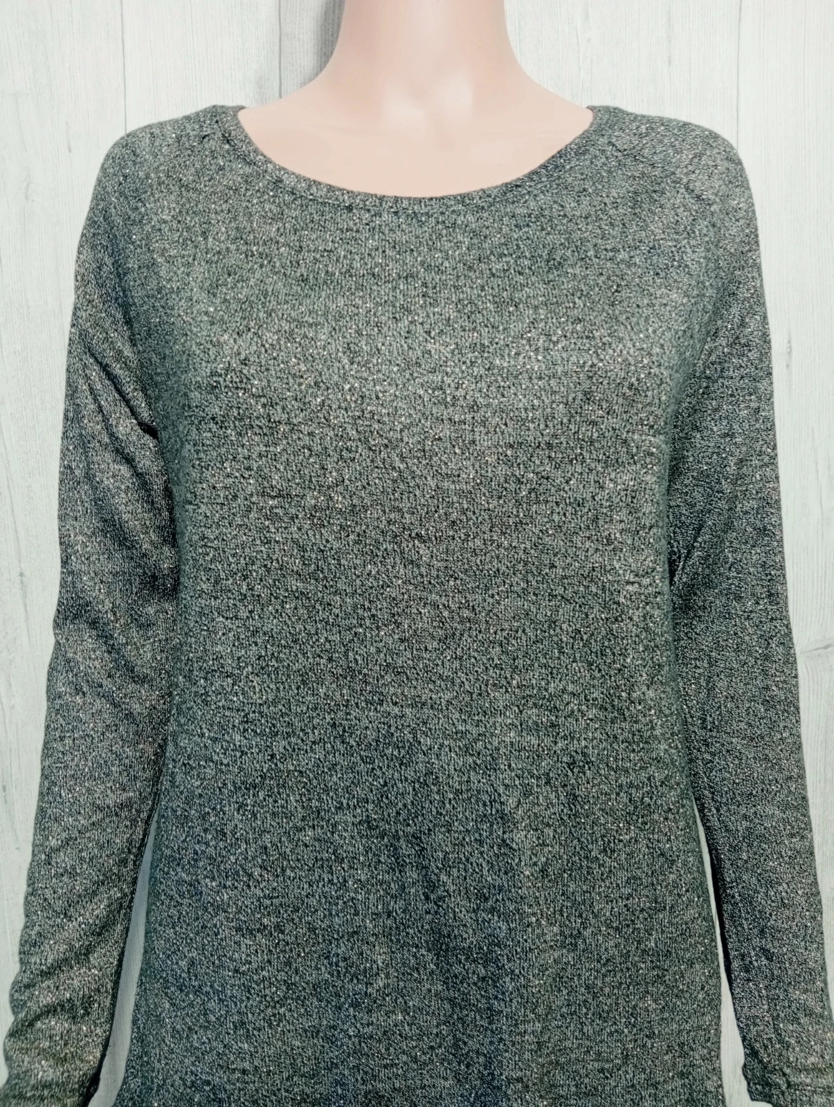 Sweat long femme - taille L/40- camaïeu - couleur gris dore – Camaïeu – taille L / 40 / 12 2