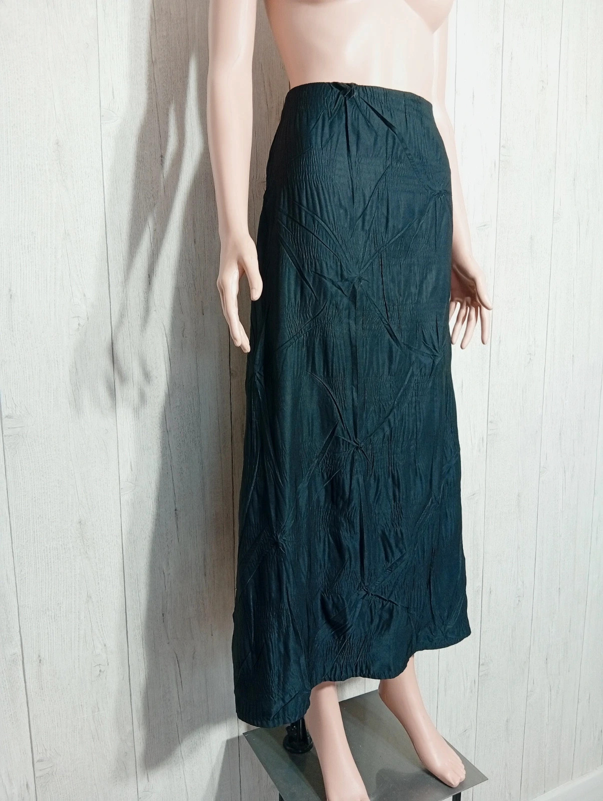 Jupe longue femme - taille L/40 ( taille 3)- ficelle - couleur noir – Ficelle – taille L / 40 / 12 4