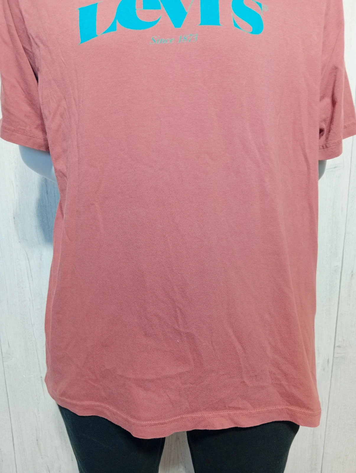 T-shirt manche courte homme - taille M/38 - Levis - couleur corail et vert – Levi's – taille M 3