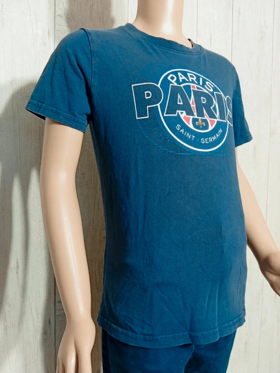 T-shirt manche courte garcon - Taille 10 ans-weeplay - couleur marine et blanc – Weeplay – taille 10 ans / 140 cm 4