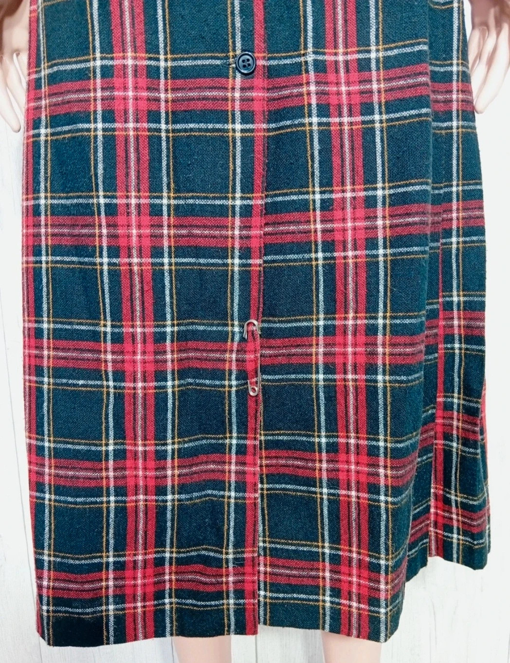 Jupe longue fille - Taille L/40 - jean-claude - couleur noir rouge et blanc – Jean-Claude – taille L / 40 / 12 3