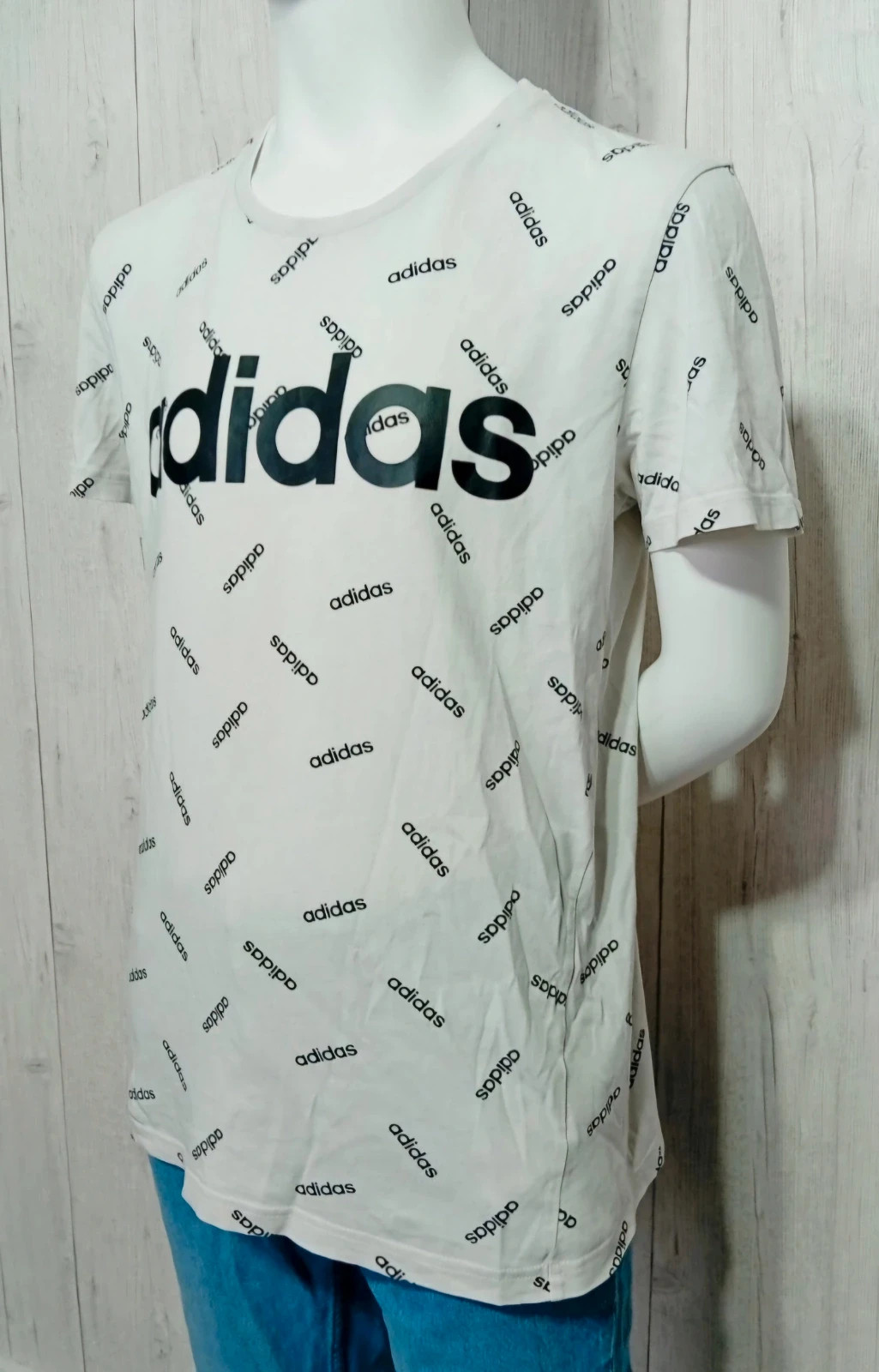 T-shirt manche courte homme- taille M/38 - adidas - couleur blanc et noir – adidas – taille M 5