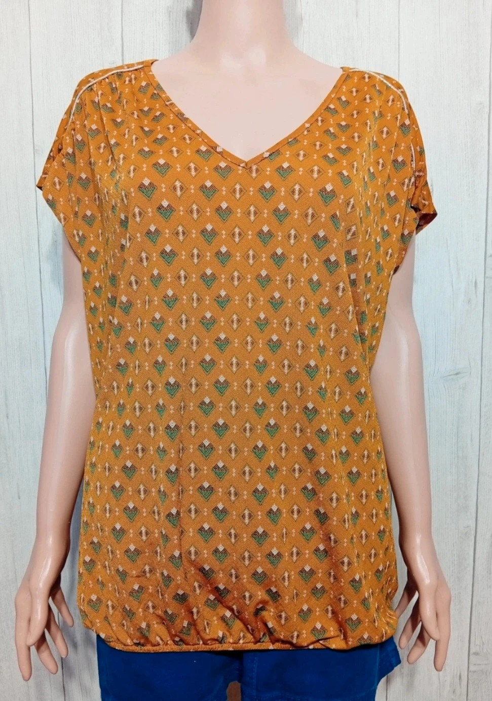 Blouse femme - Taille L/40 - la halle - couleur moutarde