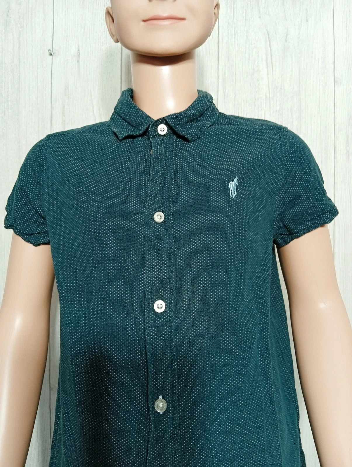 Chemise manche courte garcon - Taille 10 ans - gentleman Farmer- couleur marine et blanc – Gentleman Farmer – taille 10 ans / 140 cm 2