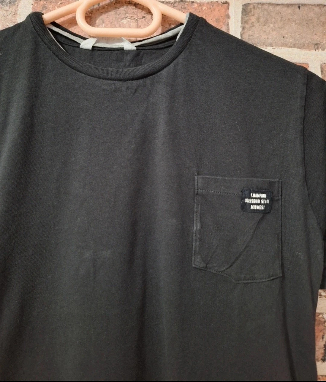 T-shirt manche courte homme- Taille XS/34-MNG- couleur noir et gris – MNG – taille XS 3