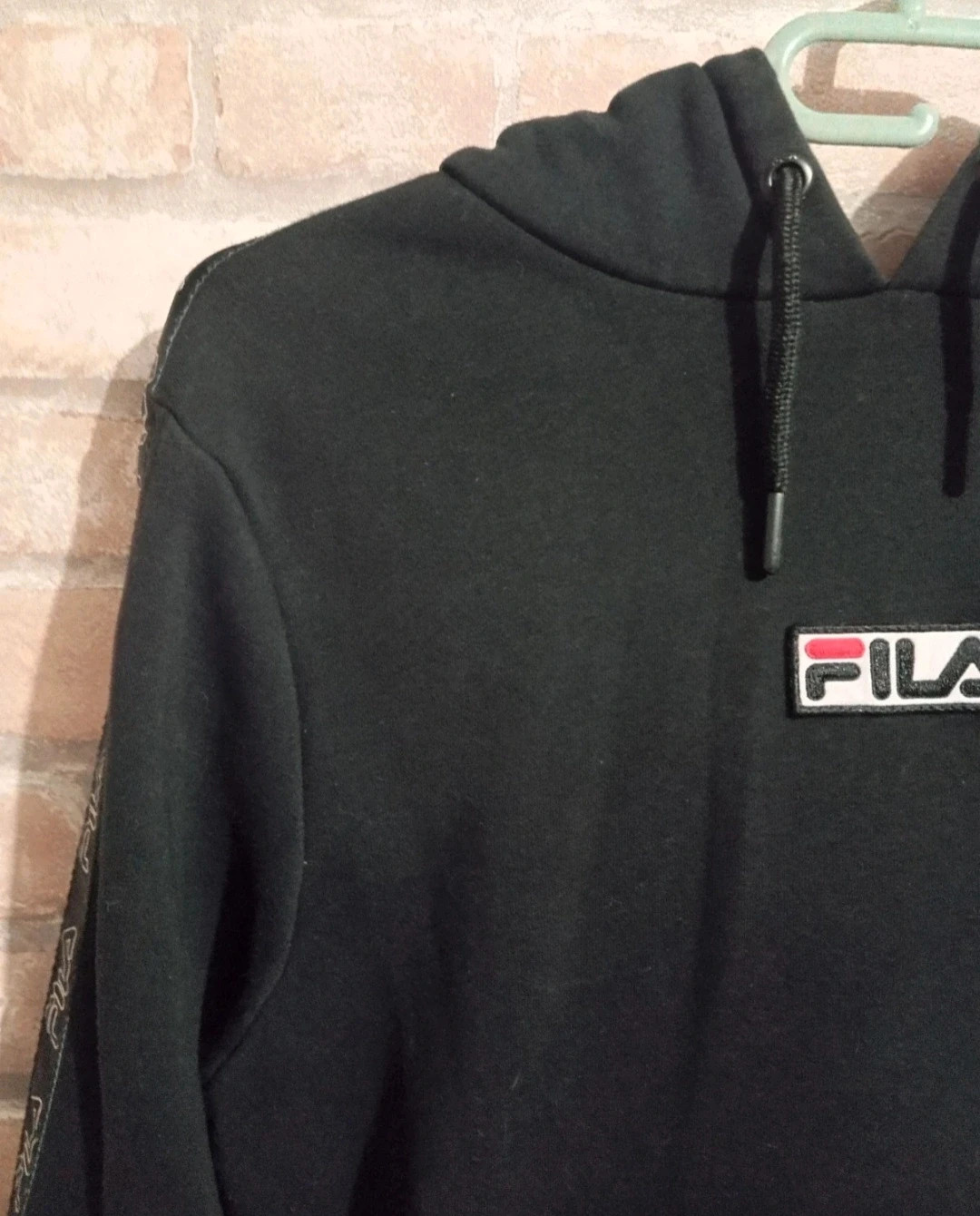 Pull à capuche homme - Taille XS/34 - Fila - couleur noir blanc – FILA – taille XS 3