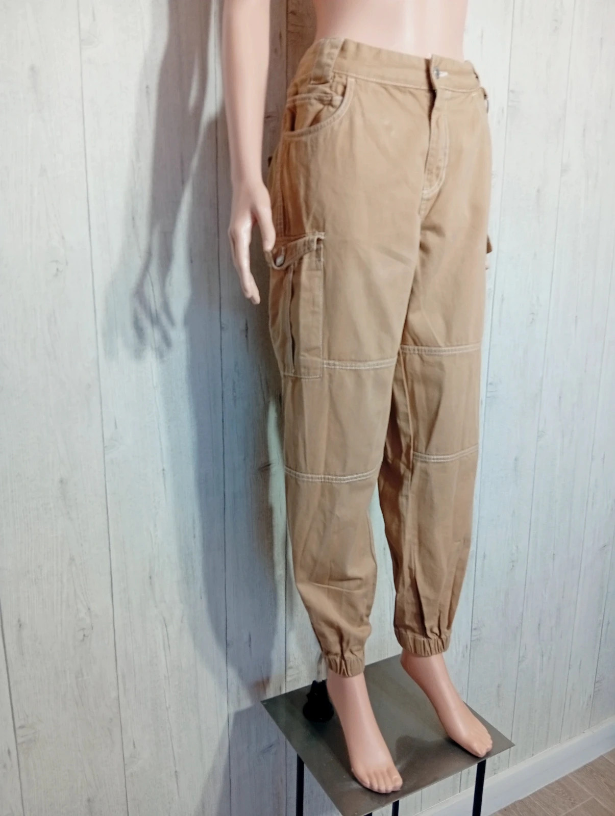 Pantalon femme- Taille XXL/44 - clock house - couleur marron – Clockhouse – taille XXL / 44 / 16 4