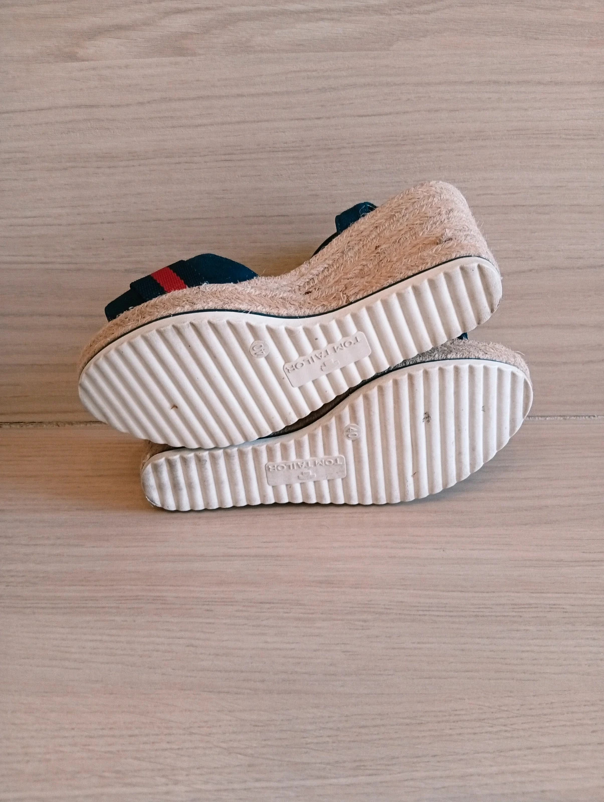 Espadrilles femme - Taille 40 - Tom tailor- Couleur marine rouge – Tom Tailor – taille 40 5