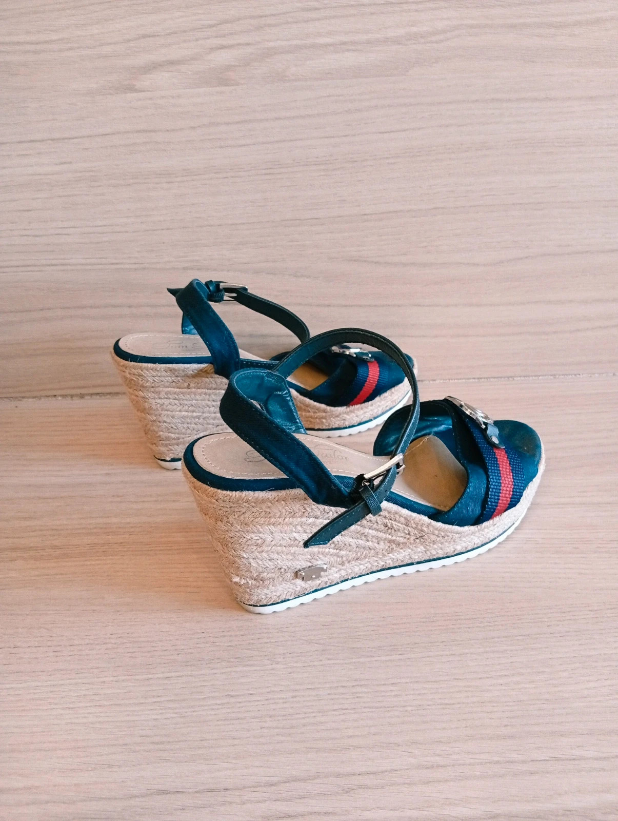 Espadrilles femme - Taille 40 - Tom tailor- Couleur marine rouge – Tom Tailor – taille 40 4
