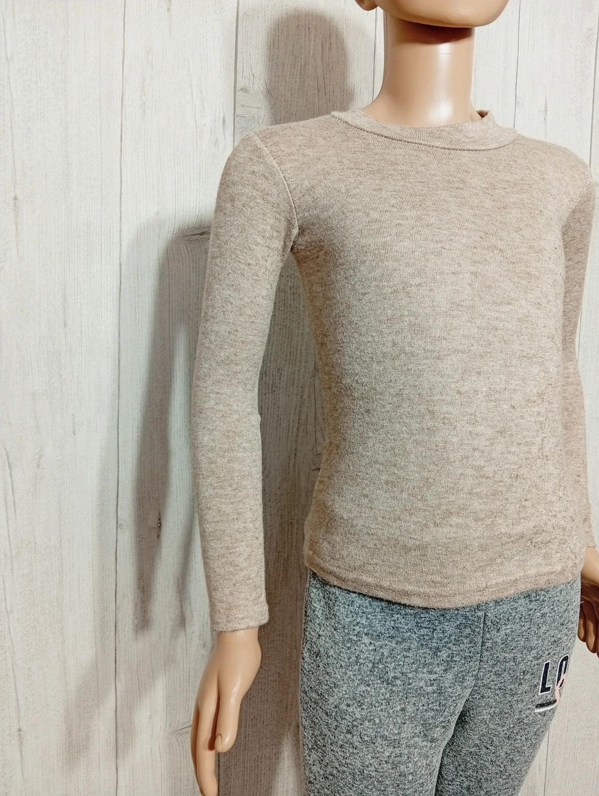 Pull fille - Taille 8 ans - lulu - couleur beige – LULU – taille 8 ans / 128 cm 4