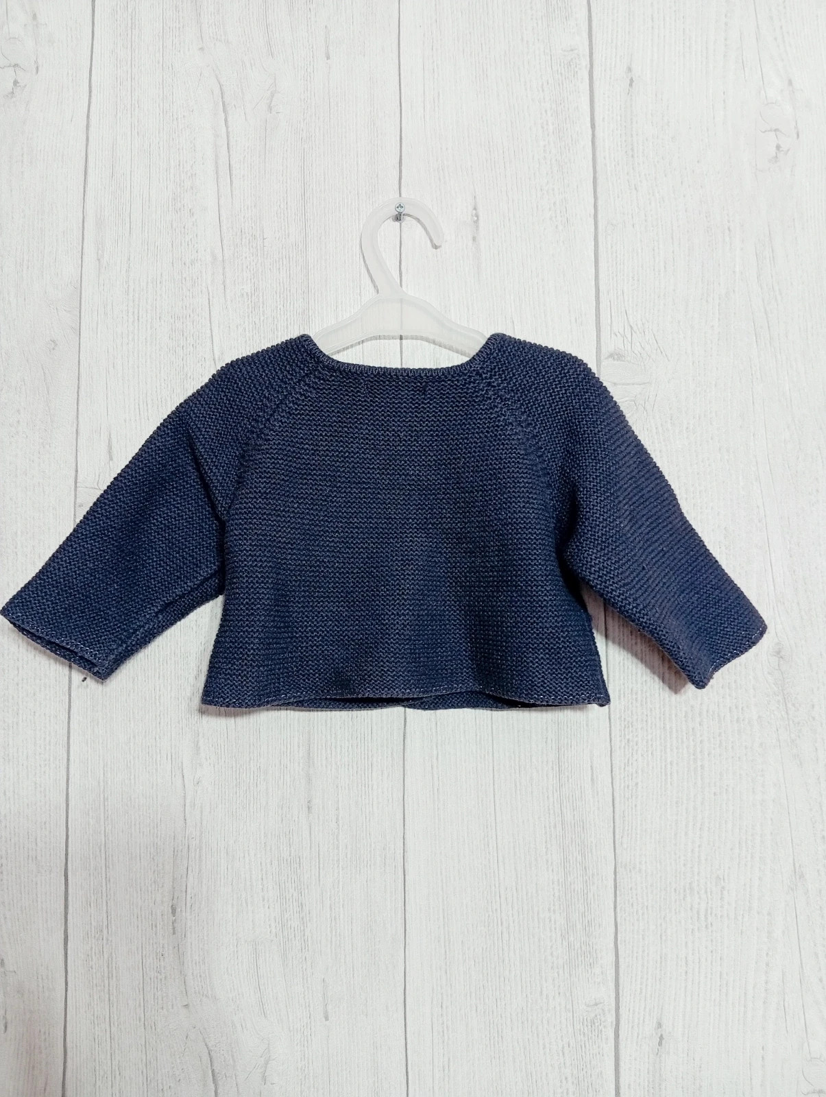 Gilet fille- taille 3 mois ( 59 cm) - obaibi - couleur marine – Obaïbi – taille 1-3 mois / 56 cm 5