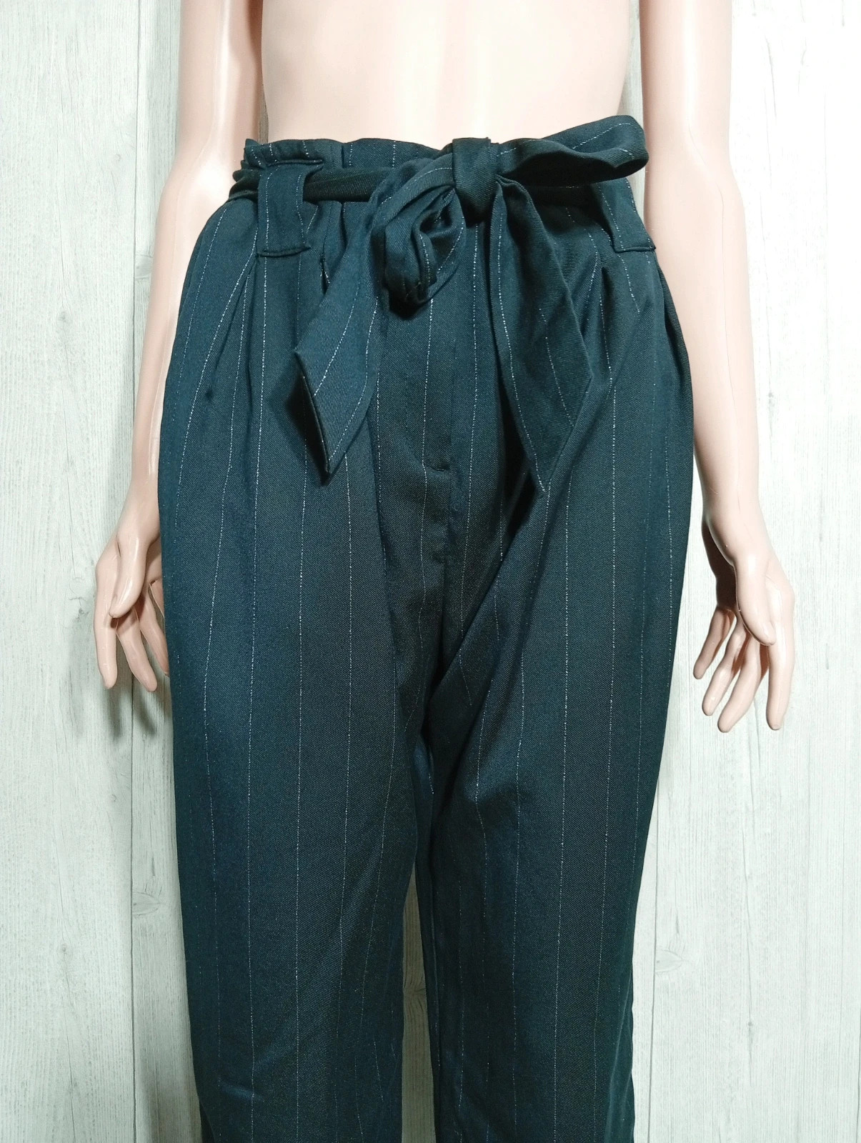 Pantalon femme - Taille L/40 - kiabi - couleur marine et argenté – Kiabi – taille L / 40 / 12 2
