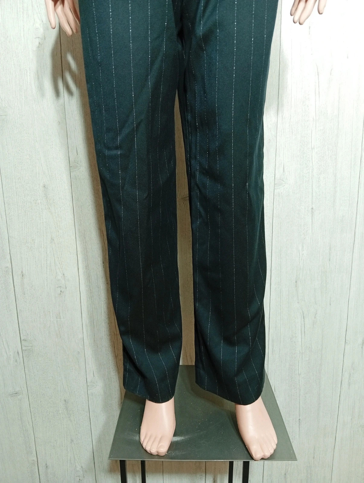 Pantalon femme - Taille L/40 - kiabi - couleur marine et argenté – Kiabi – taille L / 40 / 12 3