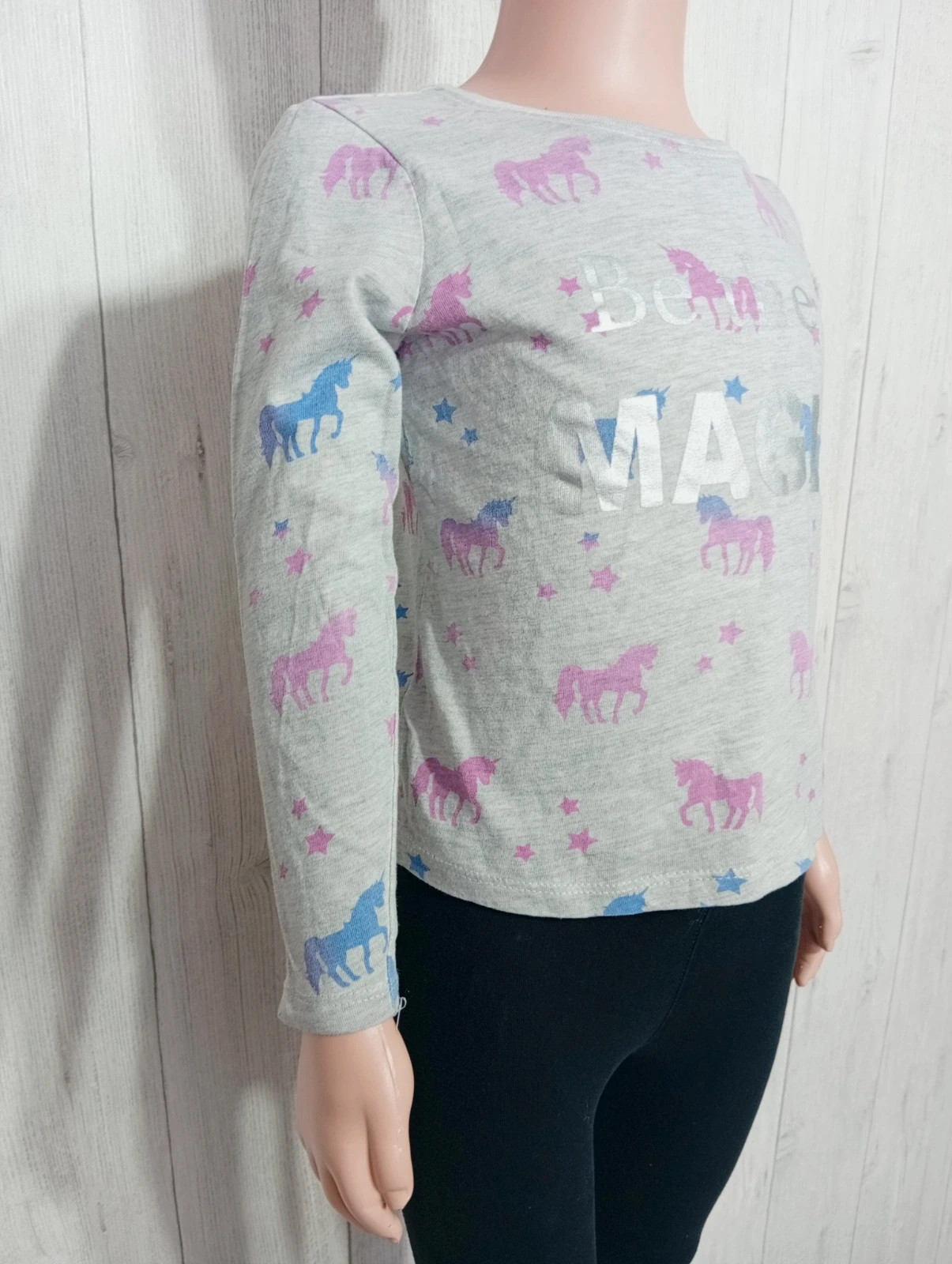 T-shirt manche longue fille - taille 2/3 ans ( 98 cm ) - primark - couleur gris multicolore – Primark – taille 3 ans / 98 cm 4